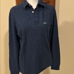 Vineyard Vines Blueish Shirt with Long Sleeves (100% Cotton) - XS